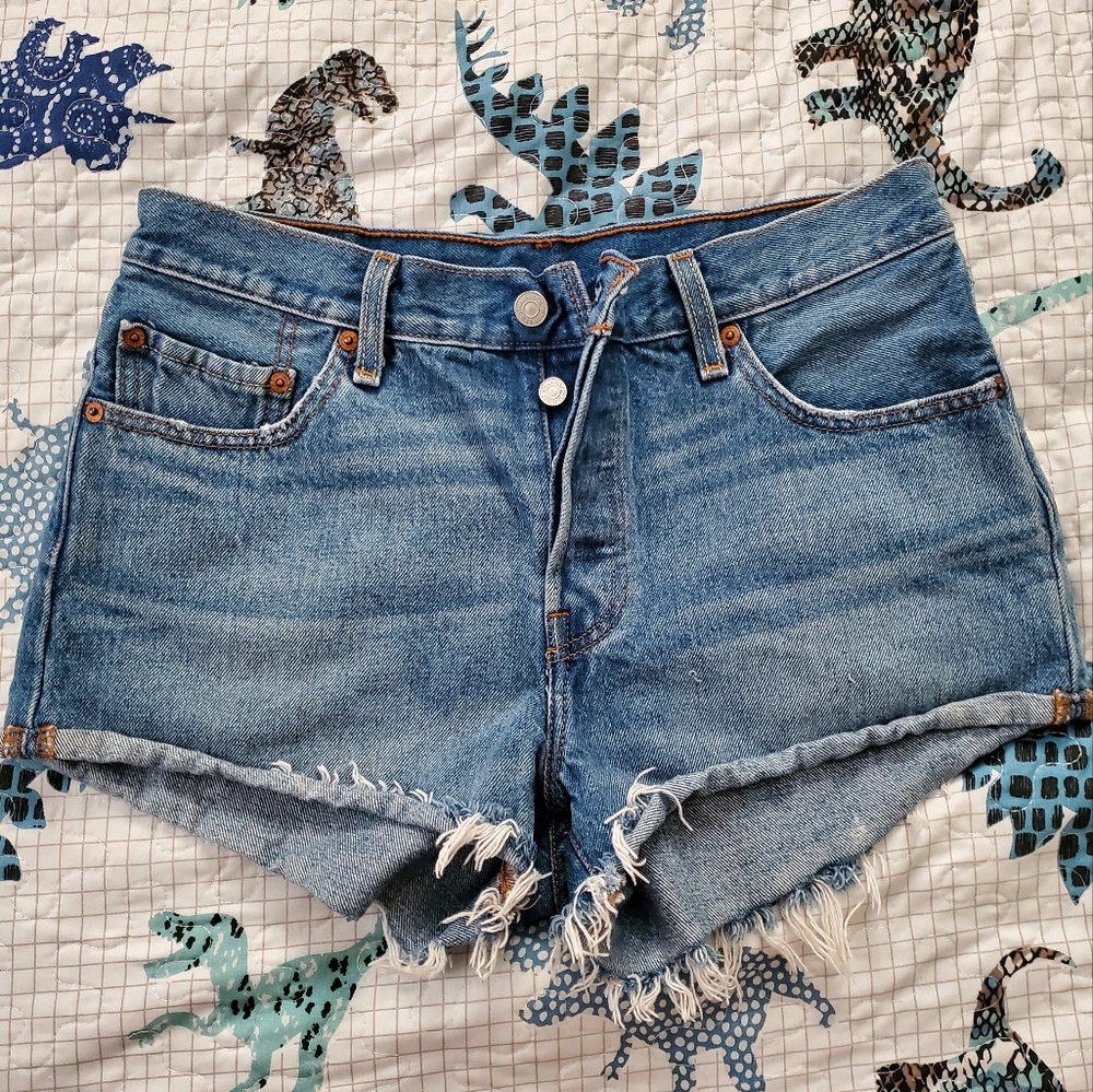 Levi’s 501 Cutoff Jean Shorts 28